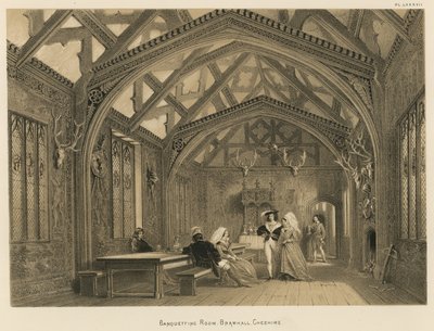 Bankettterem, Bramhall, Cheshire alkotó: Joseph Nash