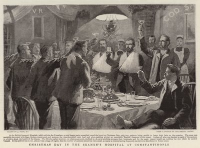Karácsony napján a konstantinápolyi tengerészkórházban alkotó: Joseph Nash