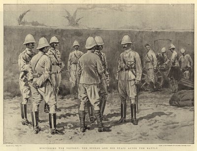Beszélgetés a győzelemről, a Sirdarról és vezérkaráról a csata után alkotó: Joseph Nash