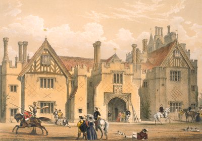 Torna gyakorlat, Compton Wynyates, Warwick, 1600-as évek közepe. alkotó: Joseph Nash