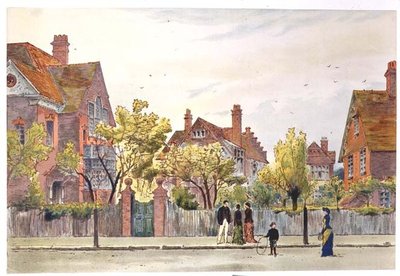 Newton Grove: Bedford Park alkotó: Joseph Nash