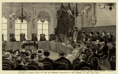 Nihilizmus Oroszországban, A néhai cár meggyilkolásában érintett hat személy pere alkotó: Joseph Nash