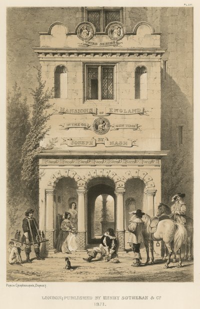 Porch, Cranbourne, Dorset alkotó: Joseph Nash