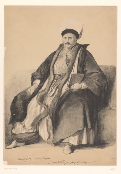 Abram Jacob Messir portréja alkotó: Joseph Nash