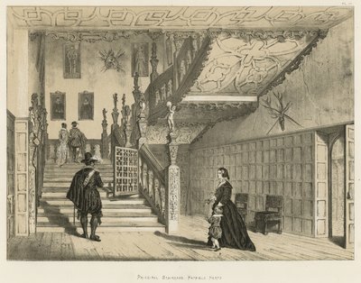 Főlépcsőház, Hatfield, Herts alkotó: Joseph Nash