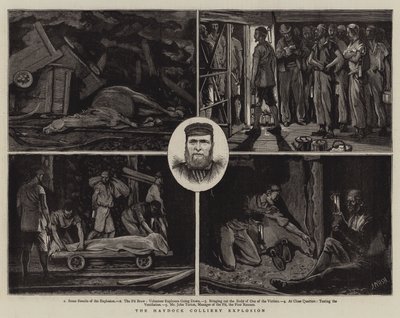 A Haydock Colliery robbanása alkotó: Joseph Nash