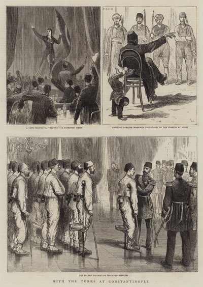 A törökökkel Konstantinápolyban alkotó: Joseph Nash