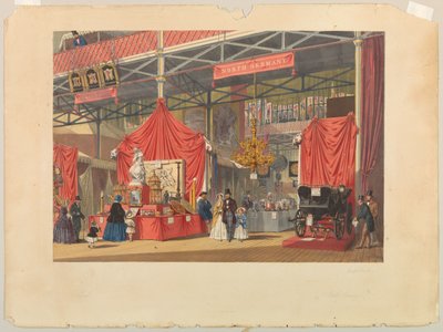 Észak-Németország. Lemez az 1854-ben megjelent "Dickinson