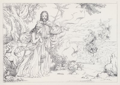 Shakespeare: A vihar, I. felvonás, 2. jelenet alkotó: Joseph Noel after Paton