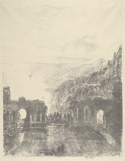 Aetna Taormina felett alkotó: Joseph Pennell