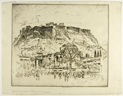 Ókori, középkori és újkori Athén, a mecset alkotó: Joseph Pennell
