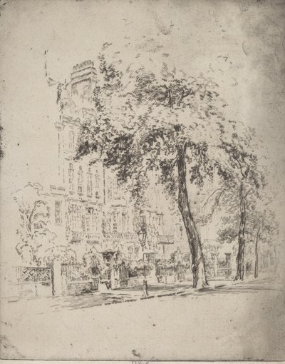 Big Tree, Cheyne Walk, 1906. alkotó: Joseph Pennell