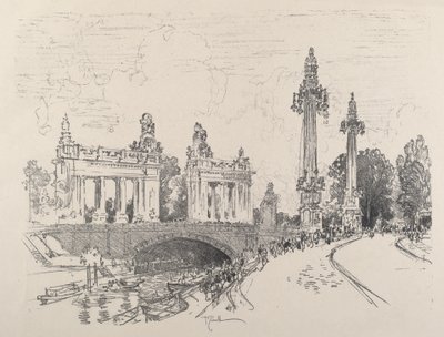 Charlottenburg hídja alkotó: Joseph Pennell