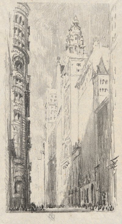 Broadway Towers alkotó: Joseph Pennell