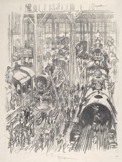 Motorok építése a szövetségesek számára alkotó: Joseph Pennell