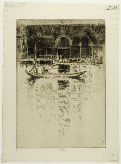 Bizánci palota, Velence alkotó: Joseph Pennell