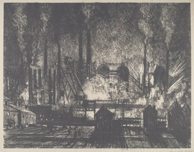 Változó műszak, Charleroi alkotó: Joseph Pennell