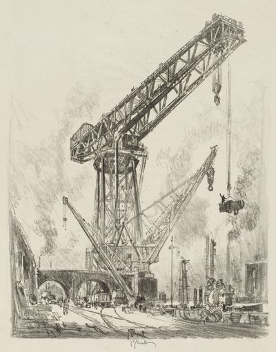 Angol háborús munka: Made in Germany, The Great Crane alkotó: Joseph Pennell