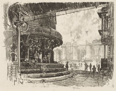 Angol háborús munka: Nyersvas készítés, A nagyolvasztók alapja alkotó: Joseph Pennell