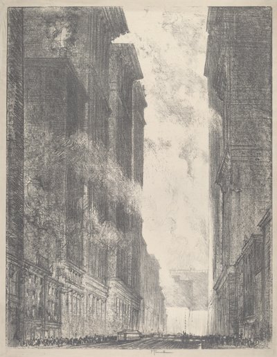Negyedik sugárút, 1910. alkotó: Joseph Pennell