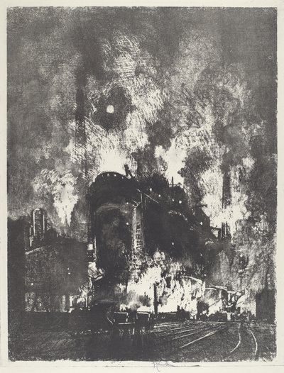 Kemencék éjjel alkotó: Joseph Pennell