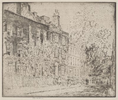 Great College Street, Westminster alkotó: Joseph Pennell