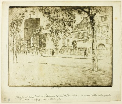 Ház, ahol Whistler meghalt alkotó: Joseph Pennell