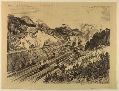 In the Cut at Las Cascadas alkotó: Joseph Pennell