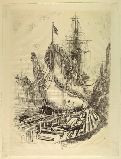 A Dry Dockban alkotó: Joseph Pennell