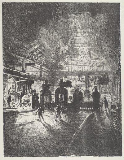 In the Jaws of Death, Rolling Bars for Shells alkotó: Joseph Pennell