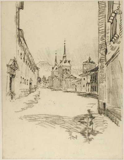 Utcái szélesek és csendesek alkotó: Joseph Pennell