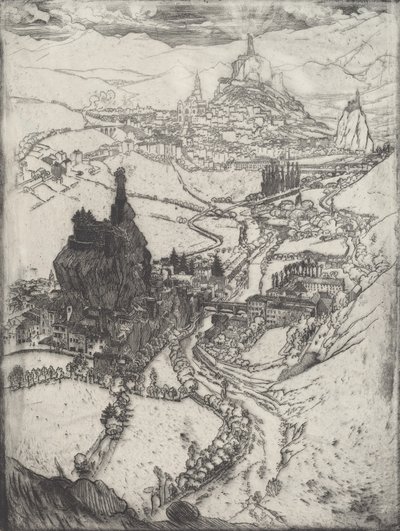 LePuy, 1894. alkotó: Joseph Pennell