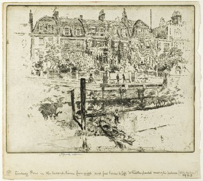 Lindsay Row, Chelsea alkotó: Joseph Pennell