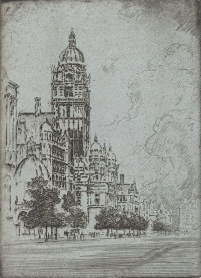 Csodálatos Kensington, 1904. alkotó: Joseph Pennell