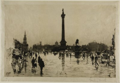 Nelson emlékmű, Trafalgar Square, London alkotó: Joseph Pennell
