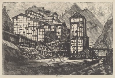 Old Million Eyes, 1910. alkotó: Joseph Pennell