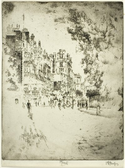 Park Lane alkotó: Joseph Pennell