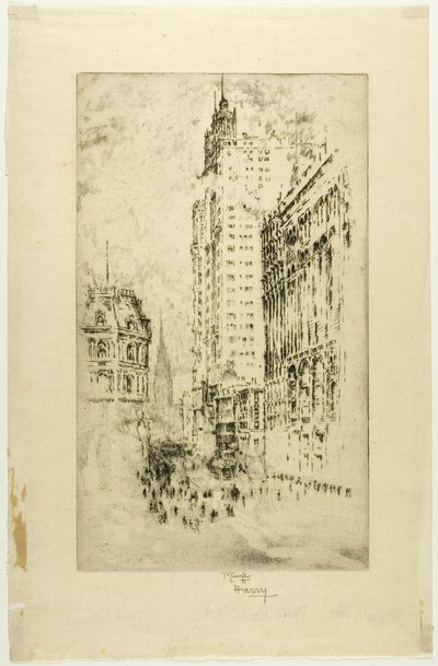 Park Row alkotó: Joseph Pennell