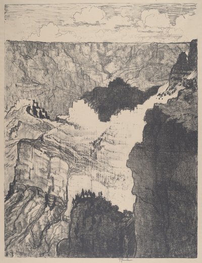 Út a fehér városba, I. szám, 1912. alkotó: Joseph Pennell