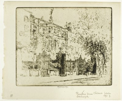 Rossetti háza alkotó: Joseph Pennell