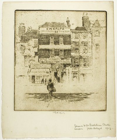 Szent Bertalan kapuja alkotó: Joseph Pennell