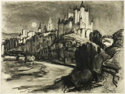 Alcazar, Segovia alkotó: Joseph Pennell