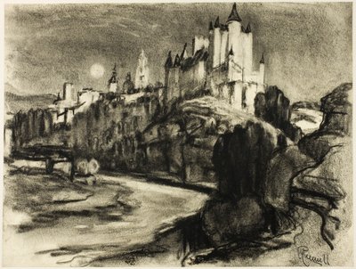 Alcazar, Segovia alkotó: Joseph Pennell