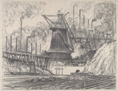 A nagy acélmű, Gary, Indiana alkotó: Joseph Pennell