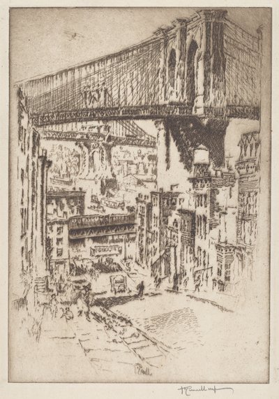 The Bridges, Brooklynból alkotó: Joseph Pennell