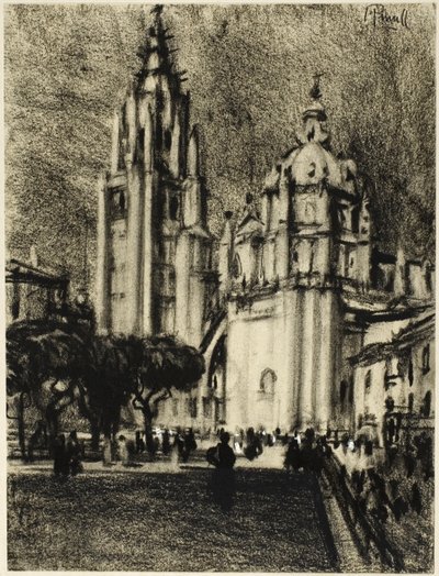 A székesegyház, Toledo alkotó: Joseph Pennell