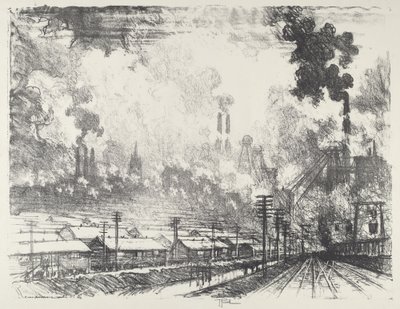 A szénbánya alkotó: Joseph Pennell