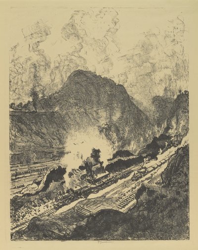 A Culebra vágása alkotó: Joseph Pennell