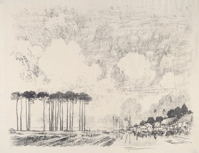Az Embarkation Camp, a Classic Grove alkotó: Joseph Pennell