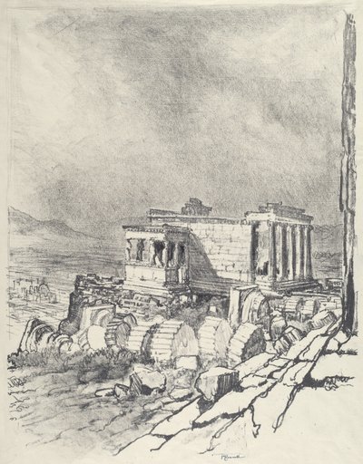 Az Erechtheum alkotó: Joseph Pennell